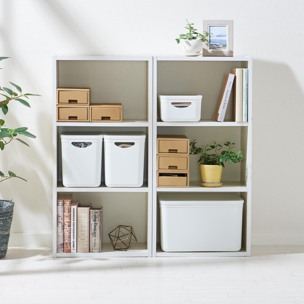 天馬 フィッツクラフト 引出式 小物ケース （ Fits 収納 ダンボール 幅