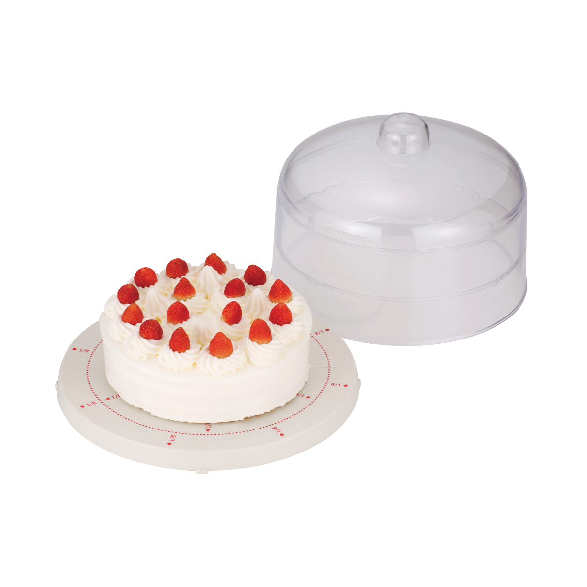 パール金属 回転台 27cm プラスチック （ ケーキスタンド ケーキ台