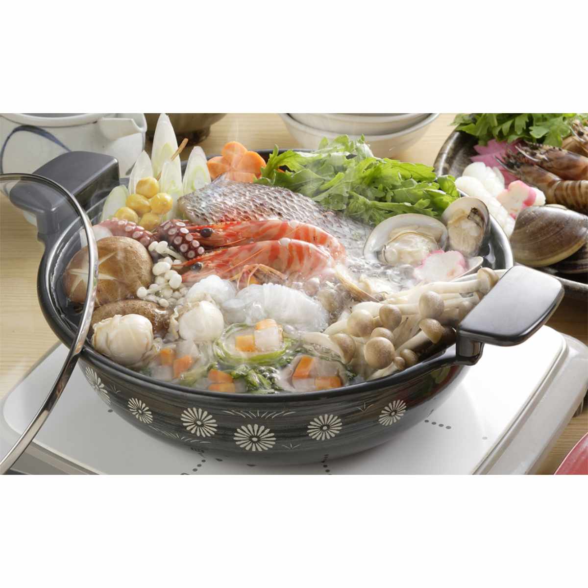 高木金属工業 季節鍋 24cm IH対応 ホーロー味わい鍋 安土 （ IH ガス火