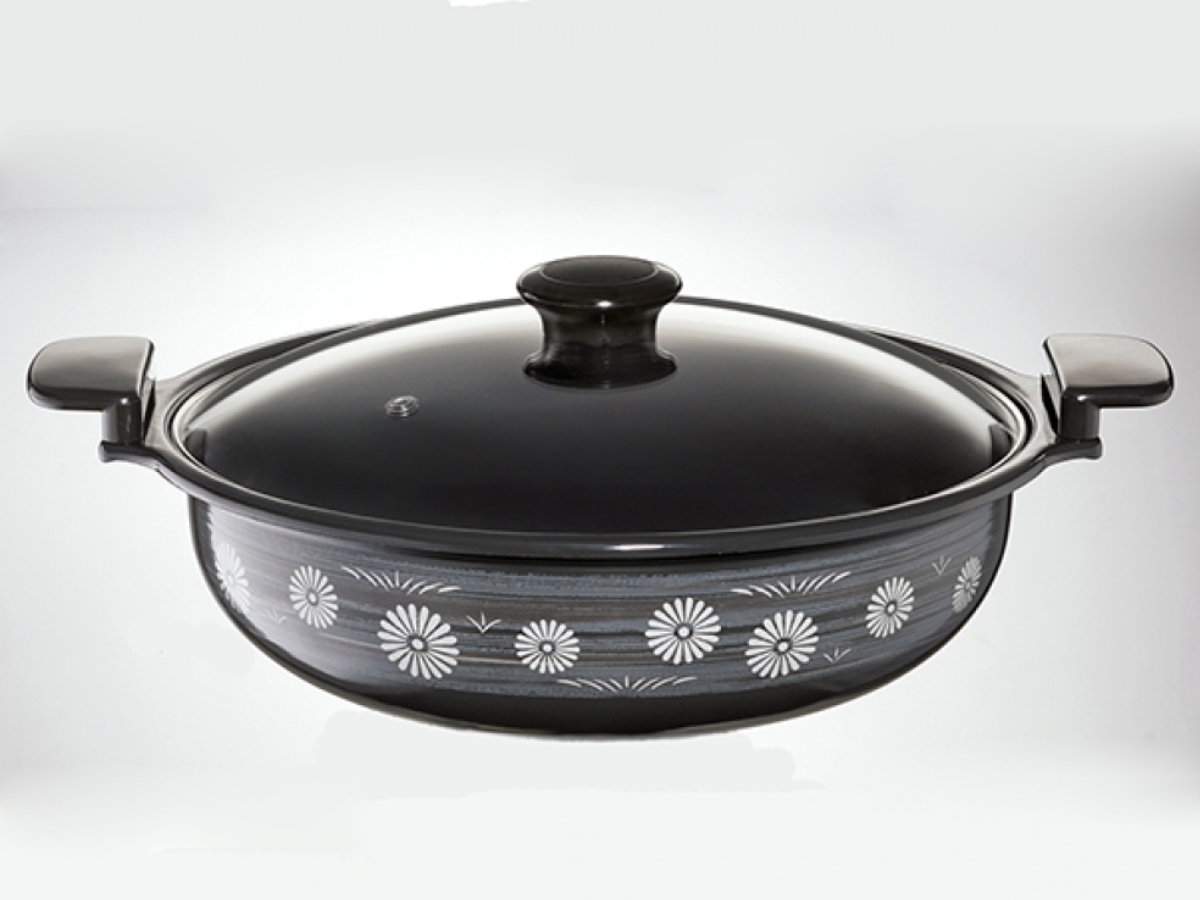 高木金属工業 季節鍋 30cm IH対応 ホーロー味わい鍋 室町 （ IH ガス火