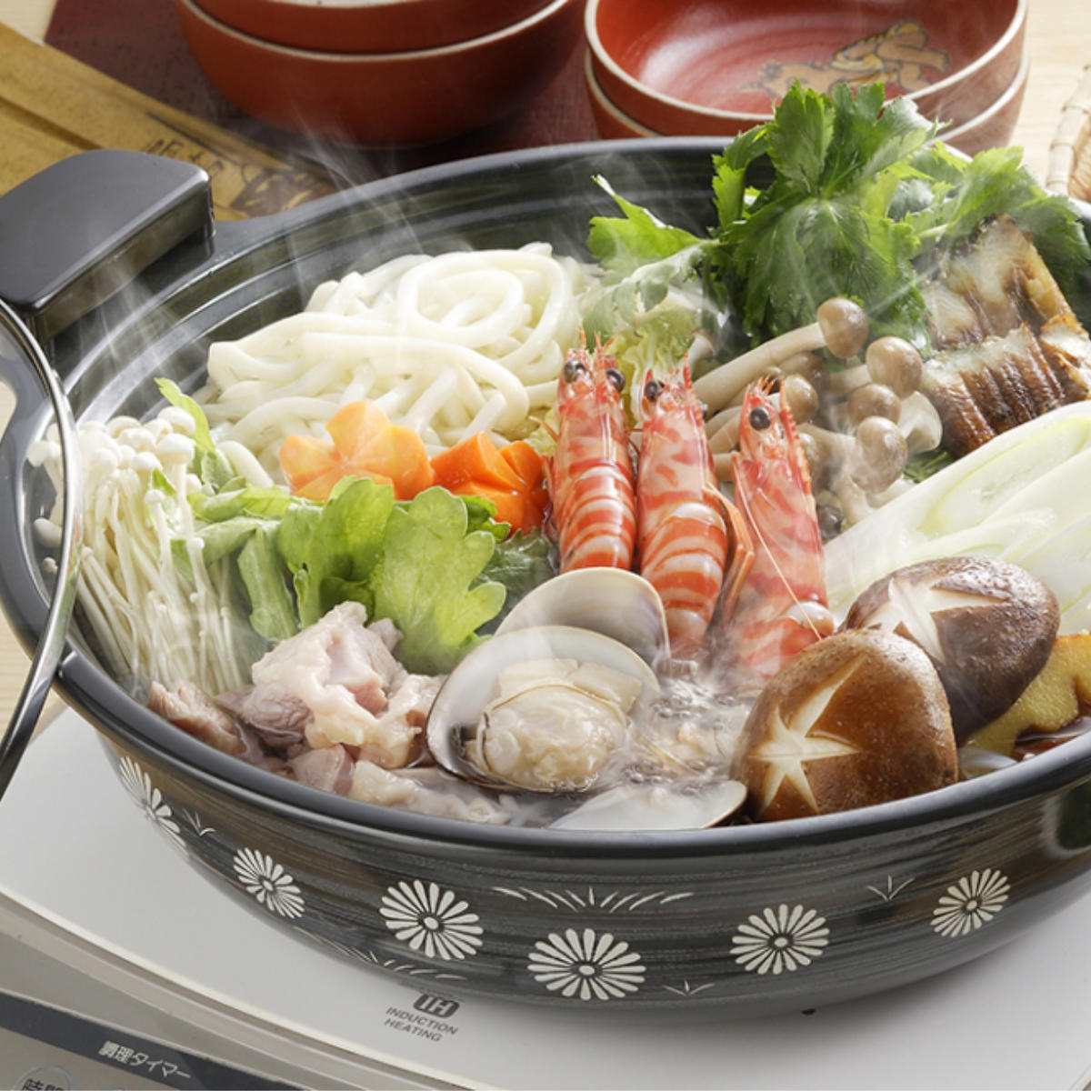 高木金属工業 季節鍋 30cm IH対応 ホーロー味わい鍋 室町 （ IH ガス火