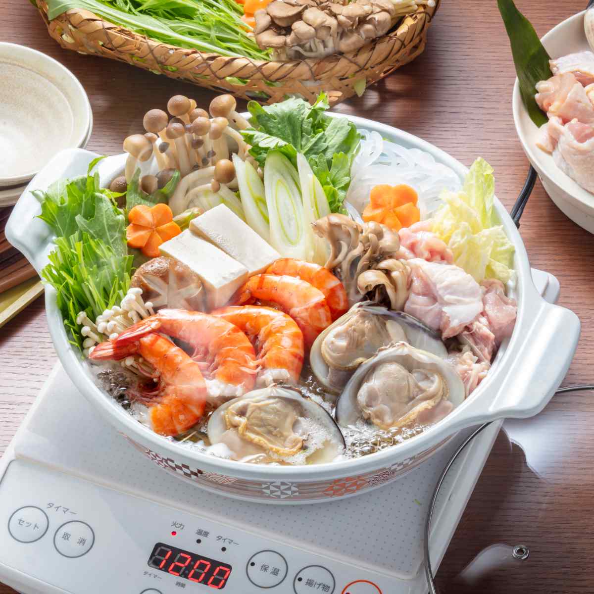 高木金属工業 季節鍋 27cm IH対応 ホーロー味わい鍋 花鼓 （ IH ガス火