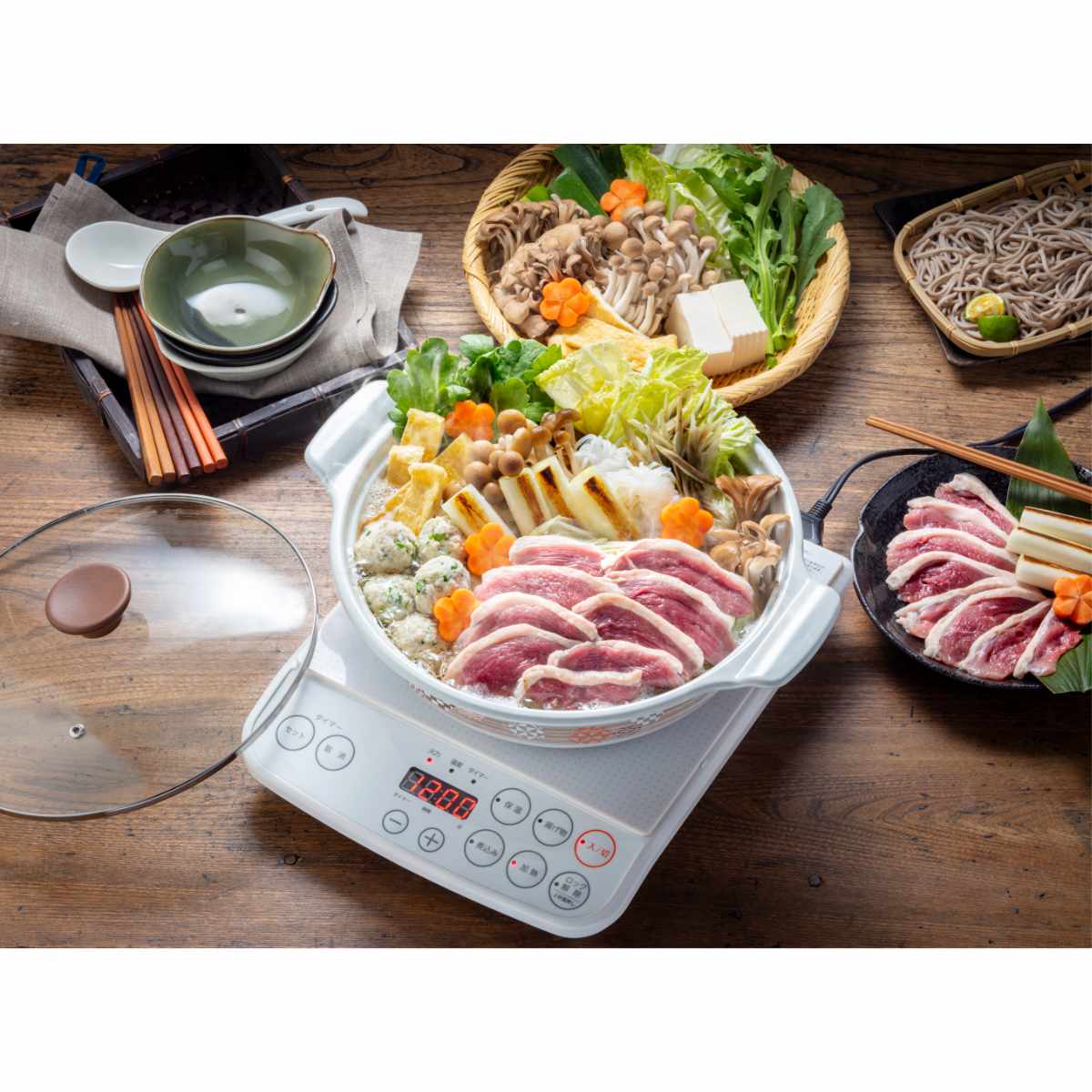 高木金属工業 季節鍋 27cm IH対応 ホーロー味わい鍋 花鼓 （ IH ガス火