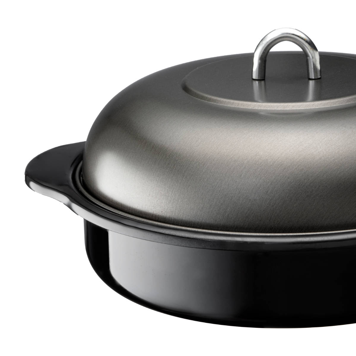 高木金属工業 焼き芋鍋 24cm IH対応 ホーロー石焼きいも器 （ IH ガス