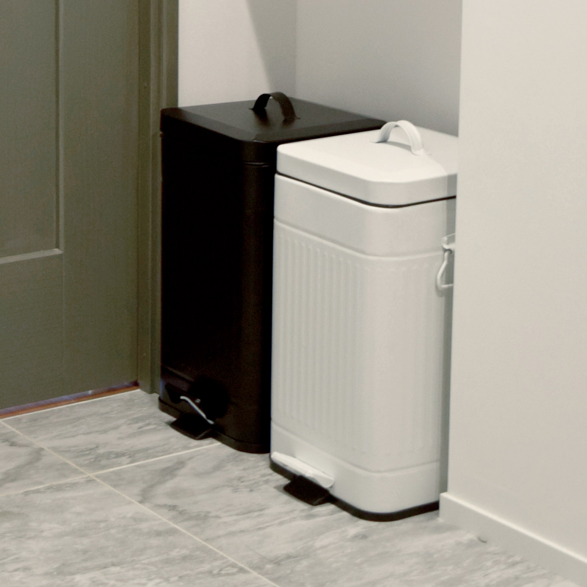 アントレックス ゴミ箱 12L Galva ペダル式 （ ごみ箱 12リットル