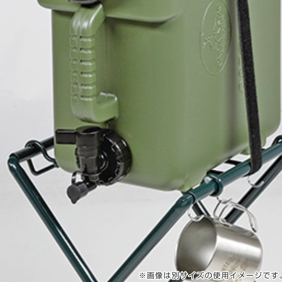 カスタムウォータータンク10L  サンド　※おまけ付き キャンプ アウトドア MOMTAG[モンタグ]レバースクリューコック付き
