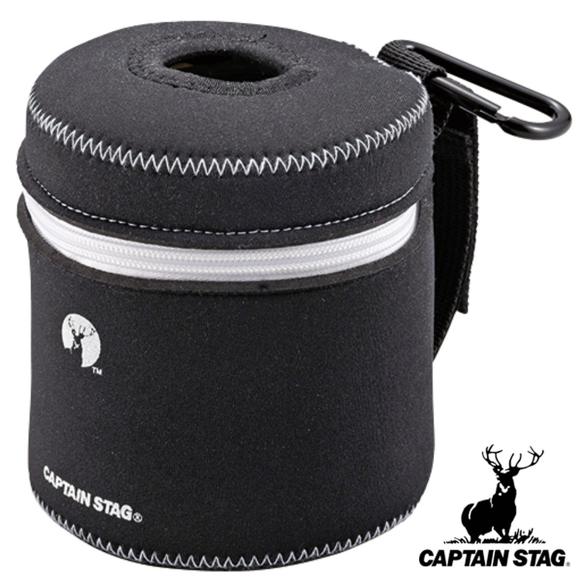 アウトドア ペーパーホルダー CS トイレットペーパーケース キャプテンスタッグ （ CAPTAIN STAG トイレットペーパー ロールペーパーホルダー カラビナ付き ）