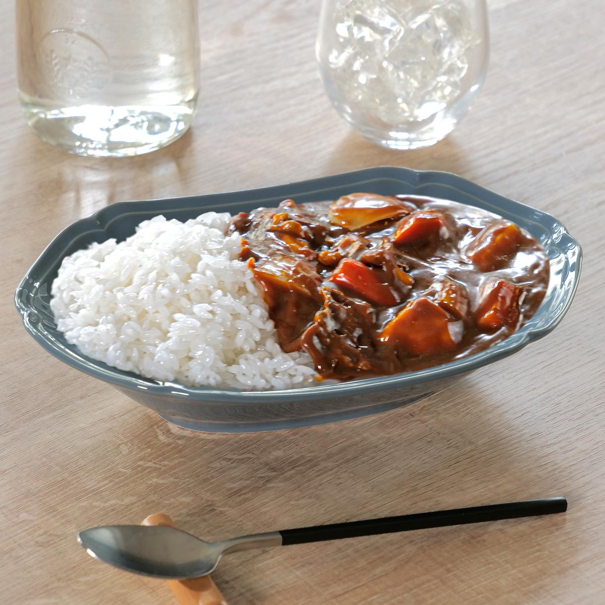 カレー皿 23cm リーブル 磁器 美濃焼 （ 食洗機対応 電子レンジ対応