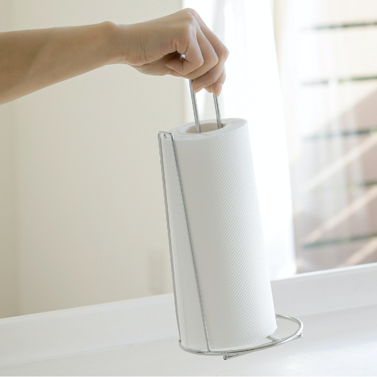 下村企販 キッチンペーパースタンド （ ステンレス 日本製 ペーパー