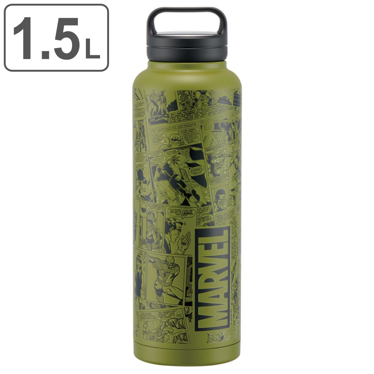MARVEL（マーベル） 水筒 保冷 1500ml 1.5L スクリューハンドル