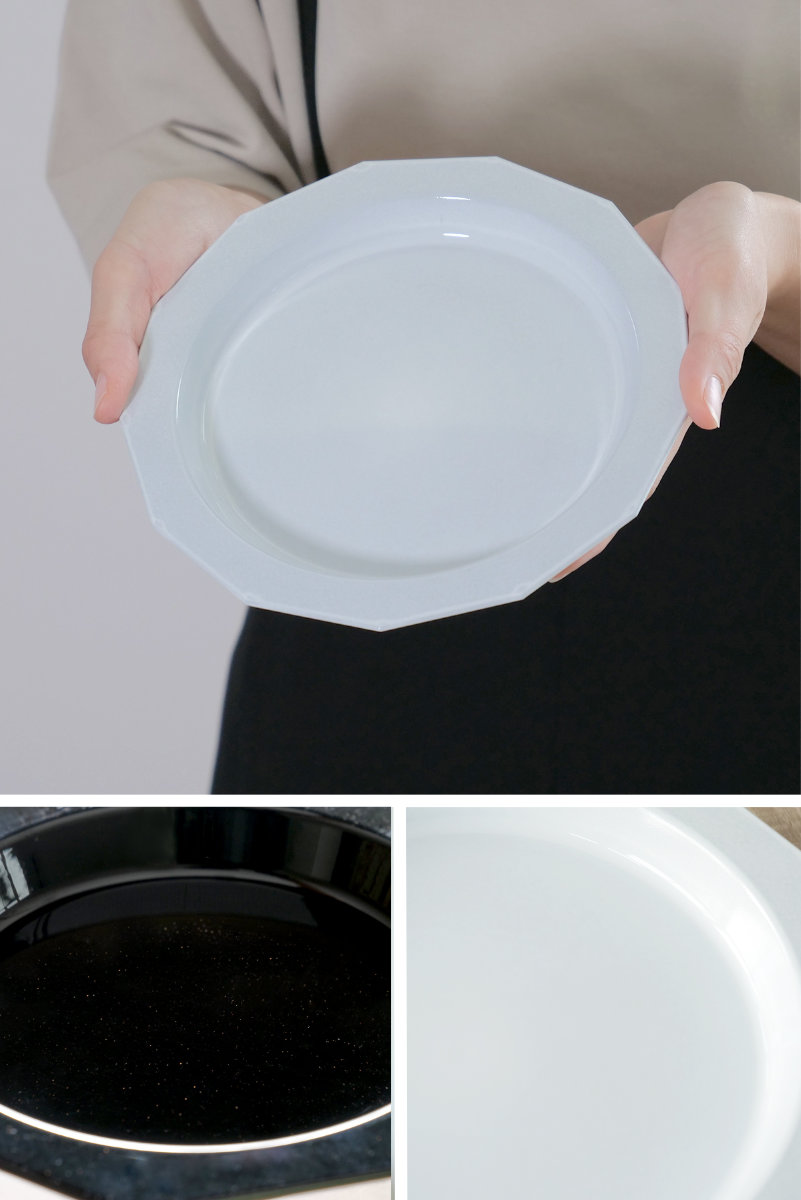 プレート 20cm M MUDDY プラスチック （ 食洗器対応 電子レンジ対応 中