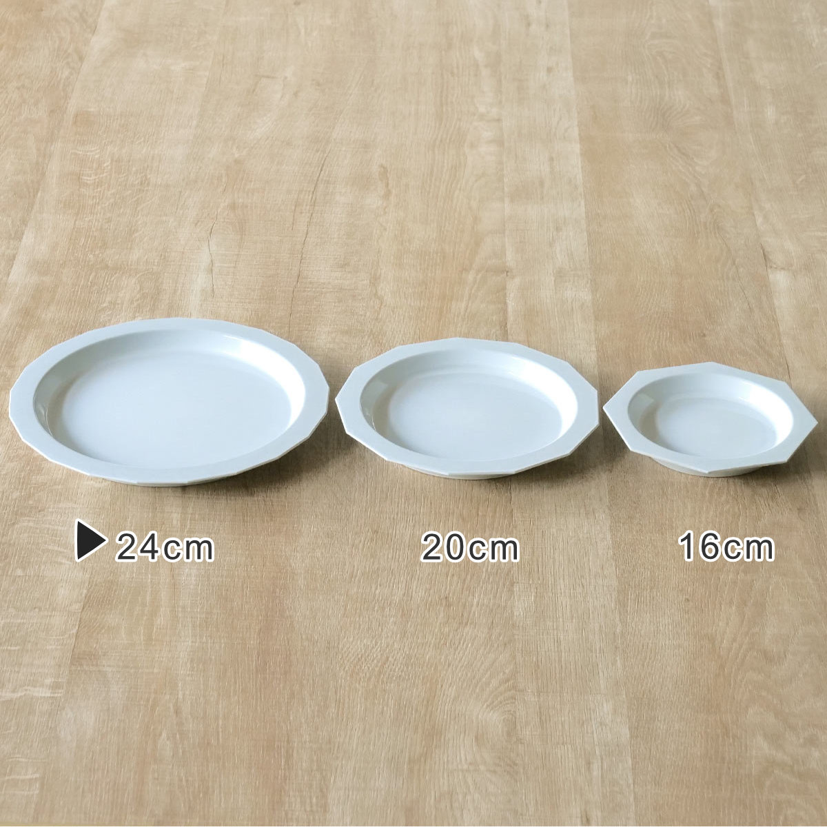 プレート 24cm L MUDDY プラスチック （ 食洗器対応 電子レンジ対応 中