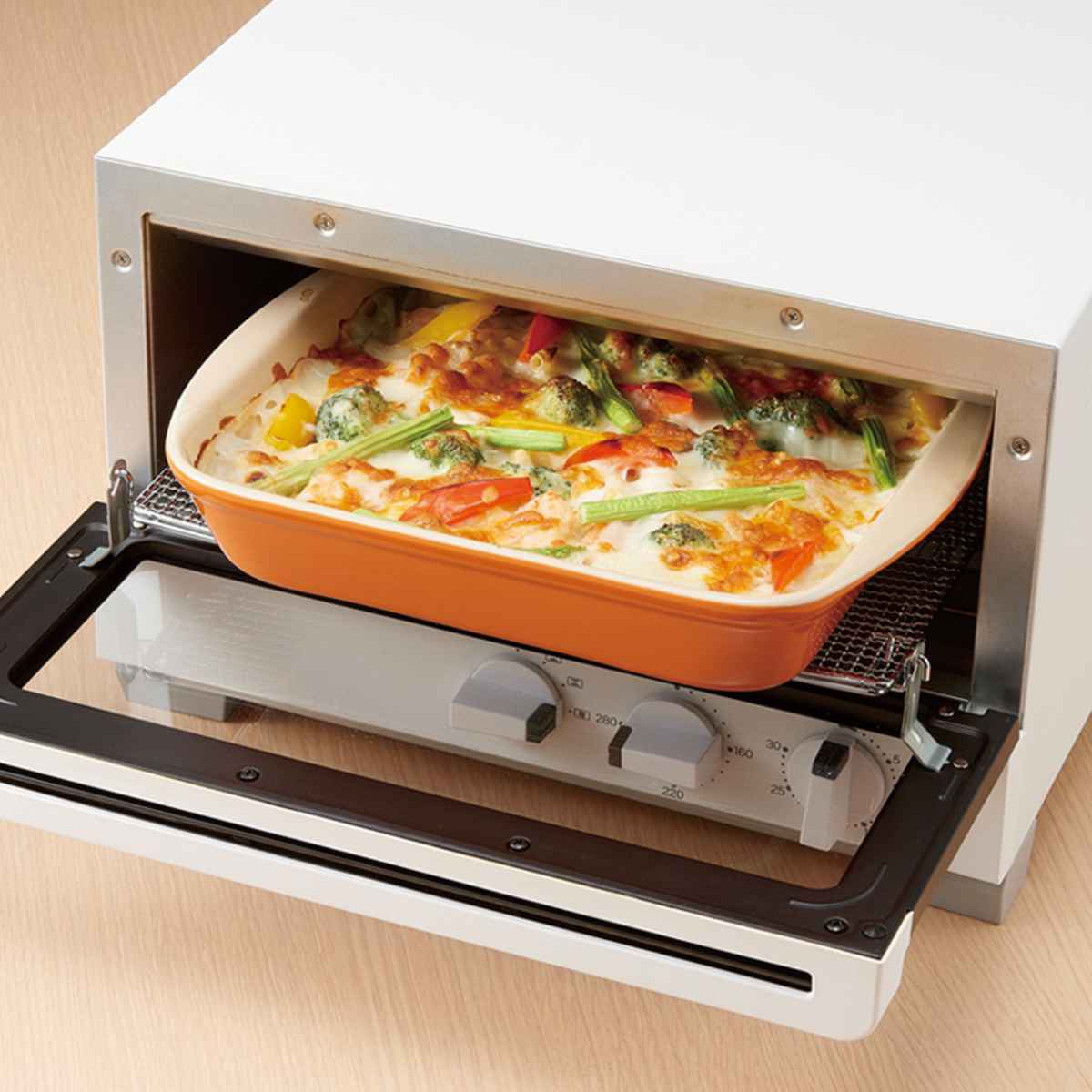 アイメディア 耐熱皿 そのまま食卓網付オーブン皿 （ 食洗機対応 電子