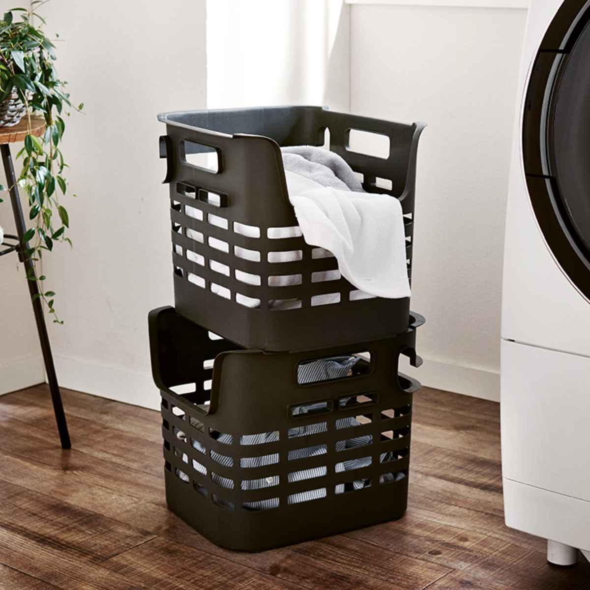 天馬 ランドリーバスケット アルベットランドリー ヴィンテージ