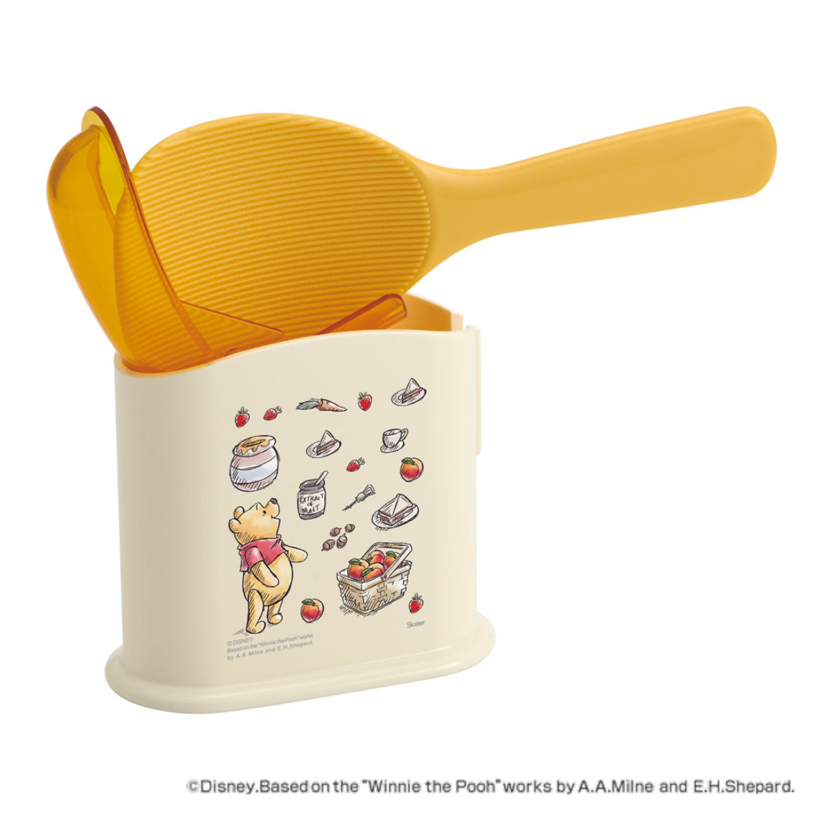 スケーター ケース付しゃもじ キャラクター （ くまのプーさん
