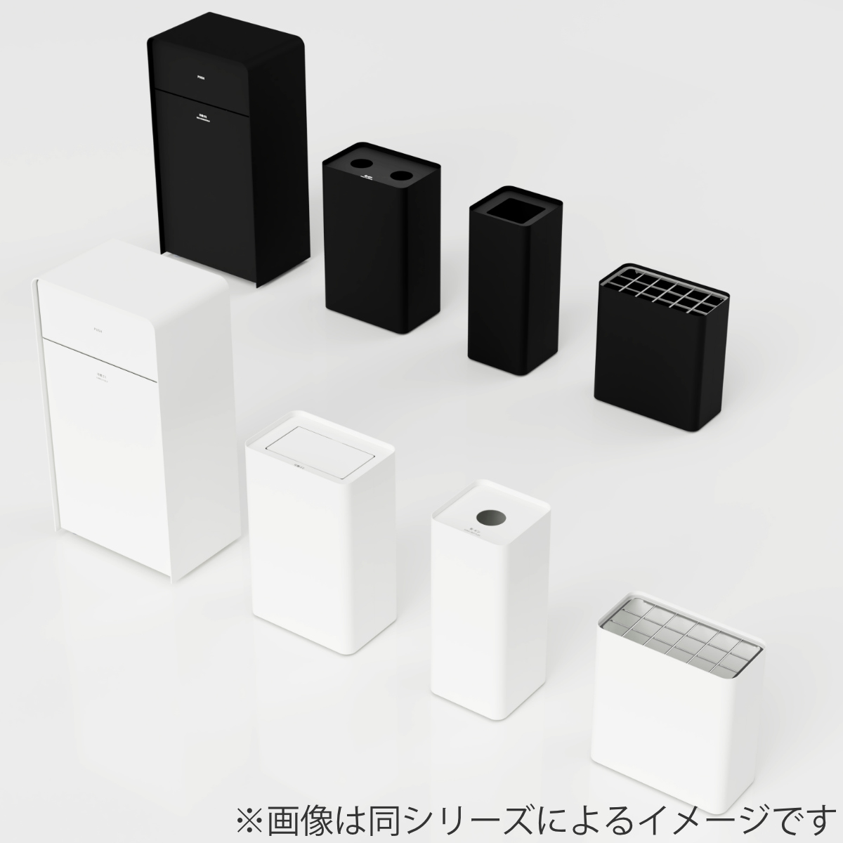 ミヅシマ工業 屋内用ゴミ箱 60L プッシュ蓋 ホワイト色 業務用
