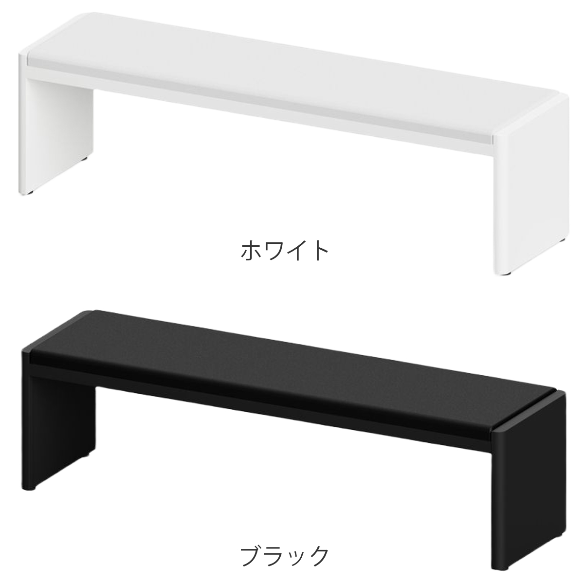 業務用 屋内用ベンチ 幅150×奥行40×高さ42cm Mseries （ 法人限定 ベンチ クッション 長椅子 背なし 座面高42cm 背無し いす イス 椅子 150cm幅 ）_3