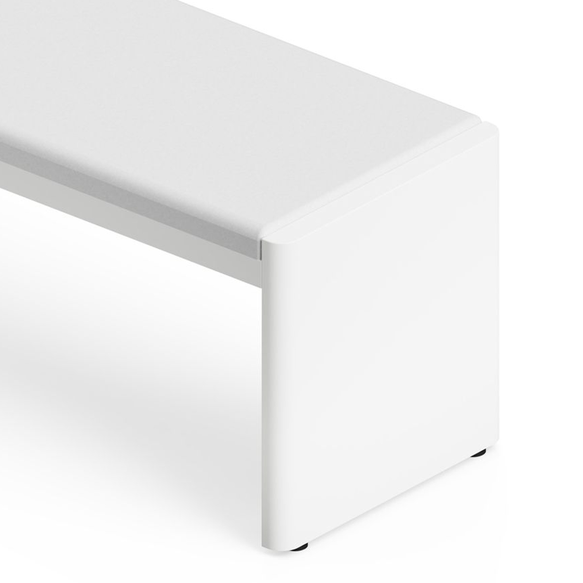 業務用 屋内用ベンチ 幅150×奥行40×高さ42cm Mseries （ 法人限定 ベンチ クッション 長椅子 背なし 座面高42cm 背無し いす イス 椅子 150cm幅 ）_6