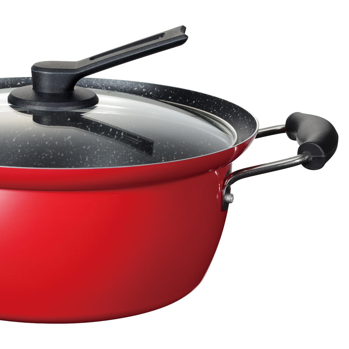 和平フレイズ 両手鍋 26cm IH対応 にこみーな フチ付き （ ガス火 IH