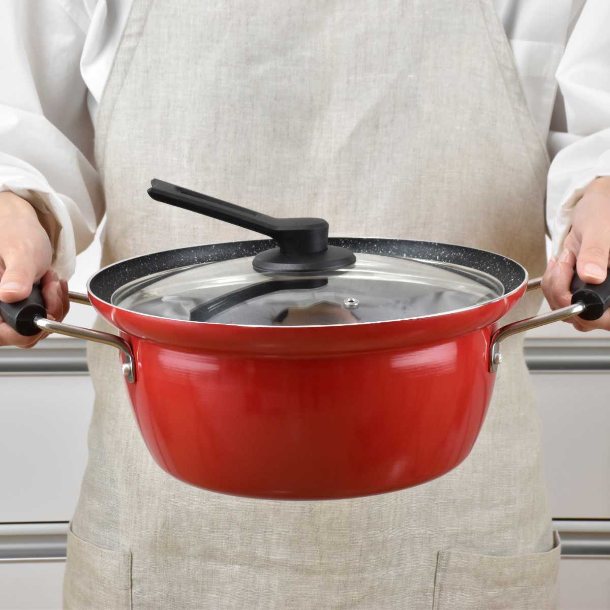 和平フレイズ 蒸し料理鍋 24cm IH対応 にこみーな （ ガス火 IH ih