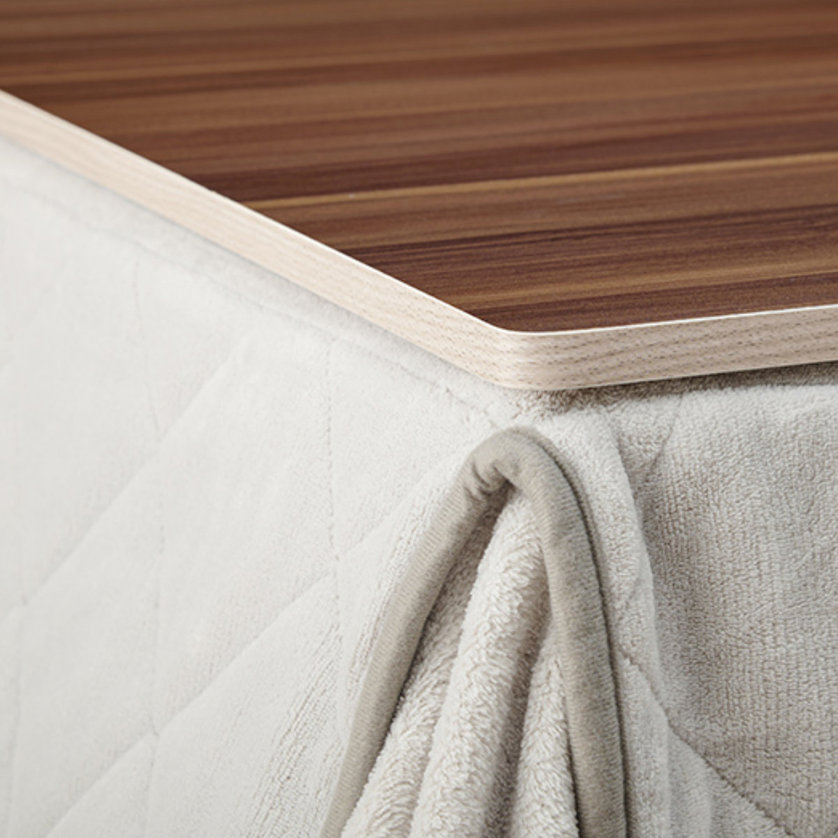 HAGiHARA（萩原） こたつ天板 幅80cm 正方形 木目調 リバーシブル