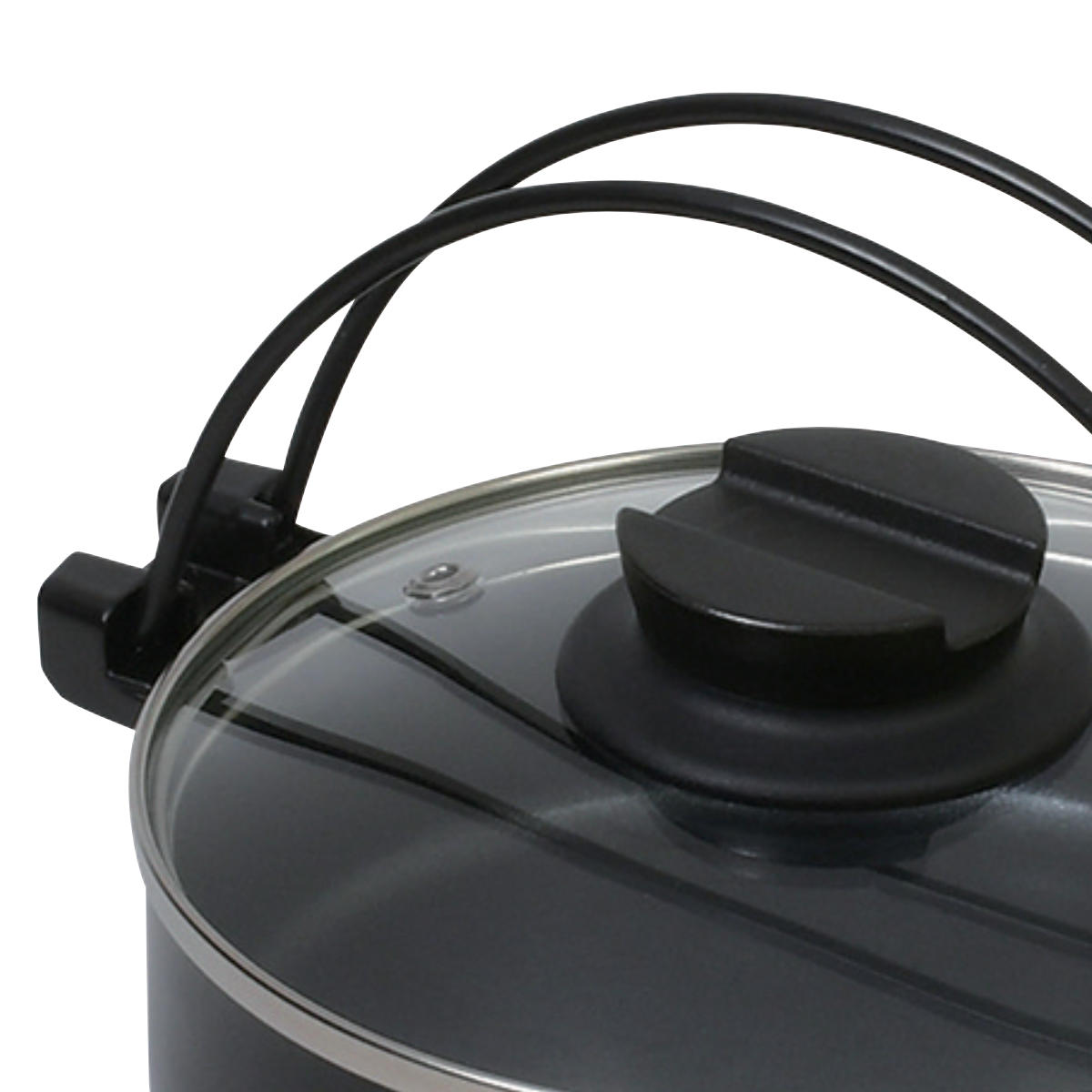 パール金属 すきやき鍋 18cm IH対応 おうち御膳 ふっ素加工 ガラス蓋