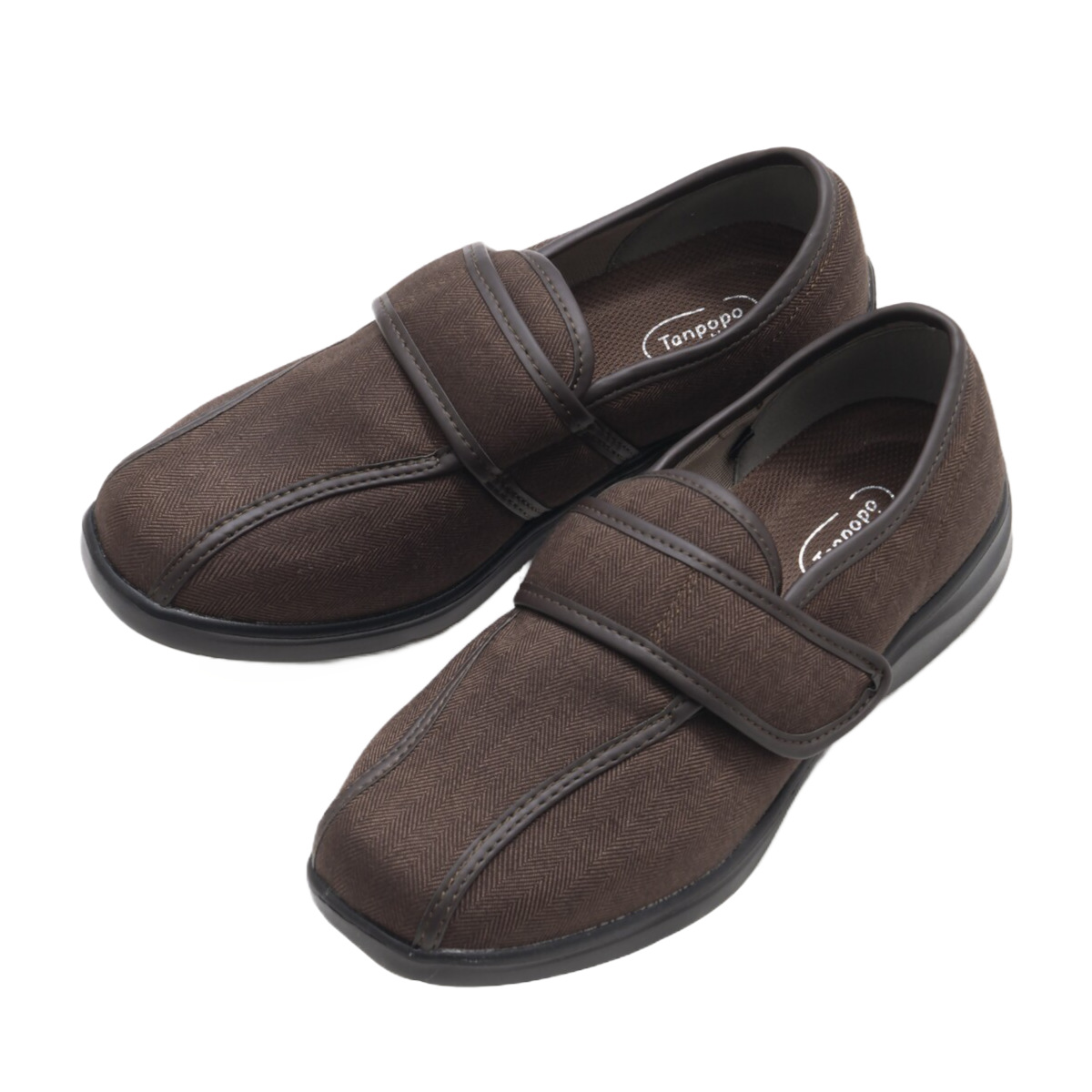 介護シューズ かるっふわっウォーク LL〜4L 両足 3E 外出用 （ 介護靴 靴 たんぽぽ日和 レディース メンズ 外出 軽量 転倒予防 シンプル おしゃれ ）