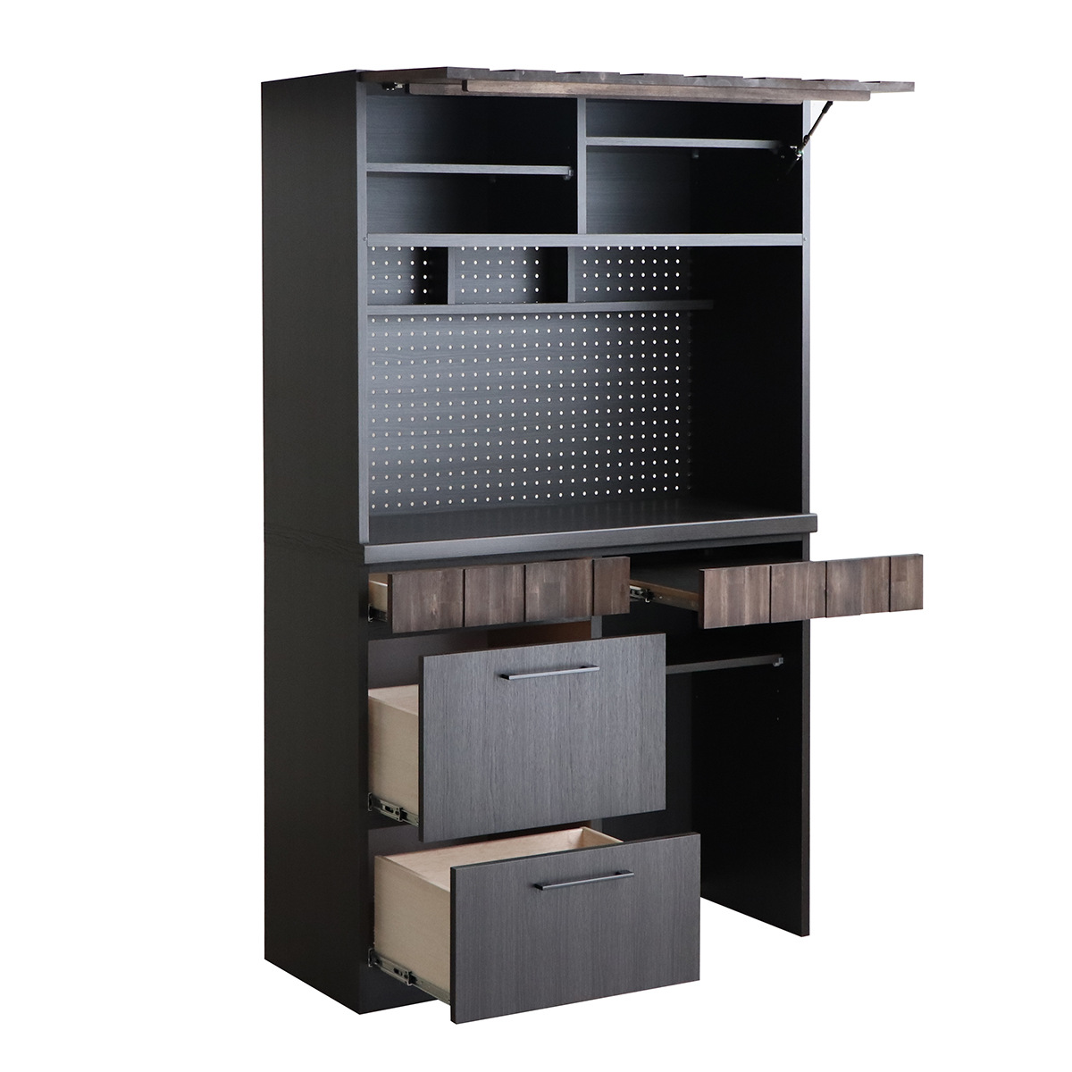 東馬（Tohma） キッチンボード 食器棚 板扉上台 ダスト下台タイプ RESE