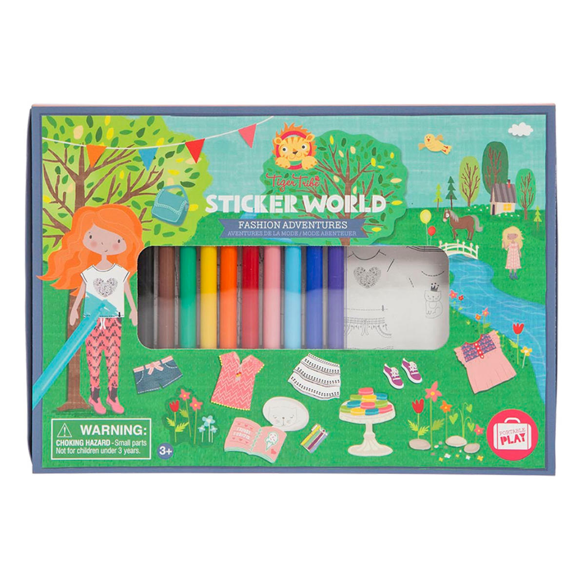 おもちゃ 色塗りステッカーセット ファッション （ ぬりえ 色ぬり シール セット 着せ替え 玩具 3歳 子ども キッズ 幼児 女の子 かわいい ）
