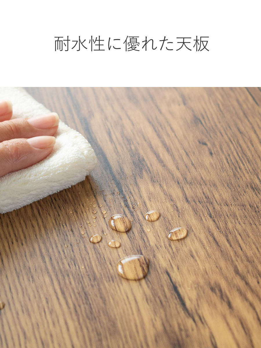 永井興産 サイドテーブル 高さ52.5cm コーディサイドテーブル 大理石風