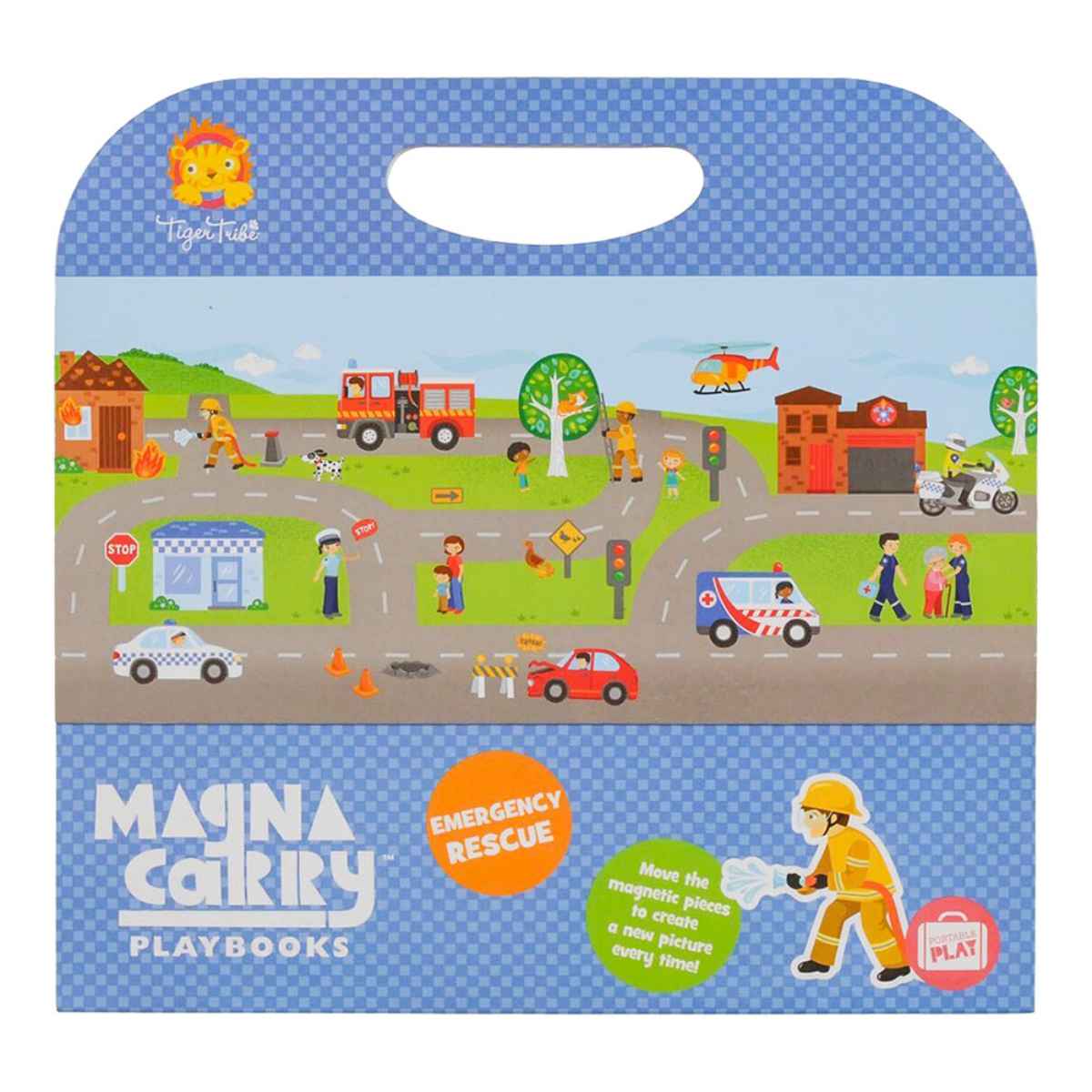 おもちゃ マグネットバッグ レスキュー （ 知育玩具 玩具 磁石 マグネット 子供 幼児 キッズ 3歳 男の子 女の子 ）