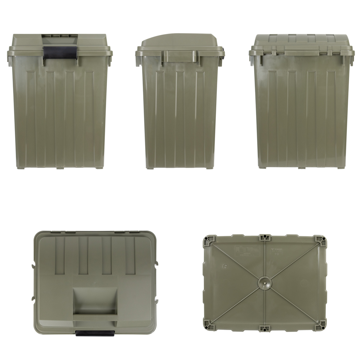 ゴミ箱 70L 同色2個セット 連結ハンドルペ...の詳細画像2