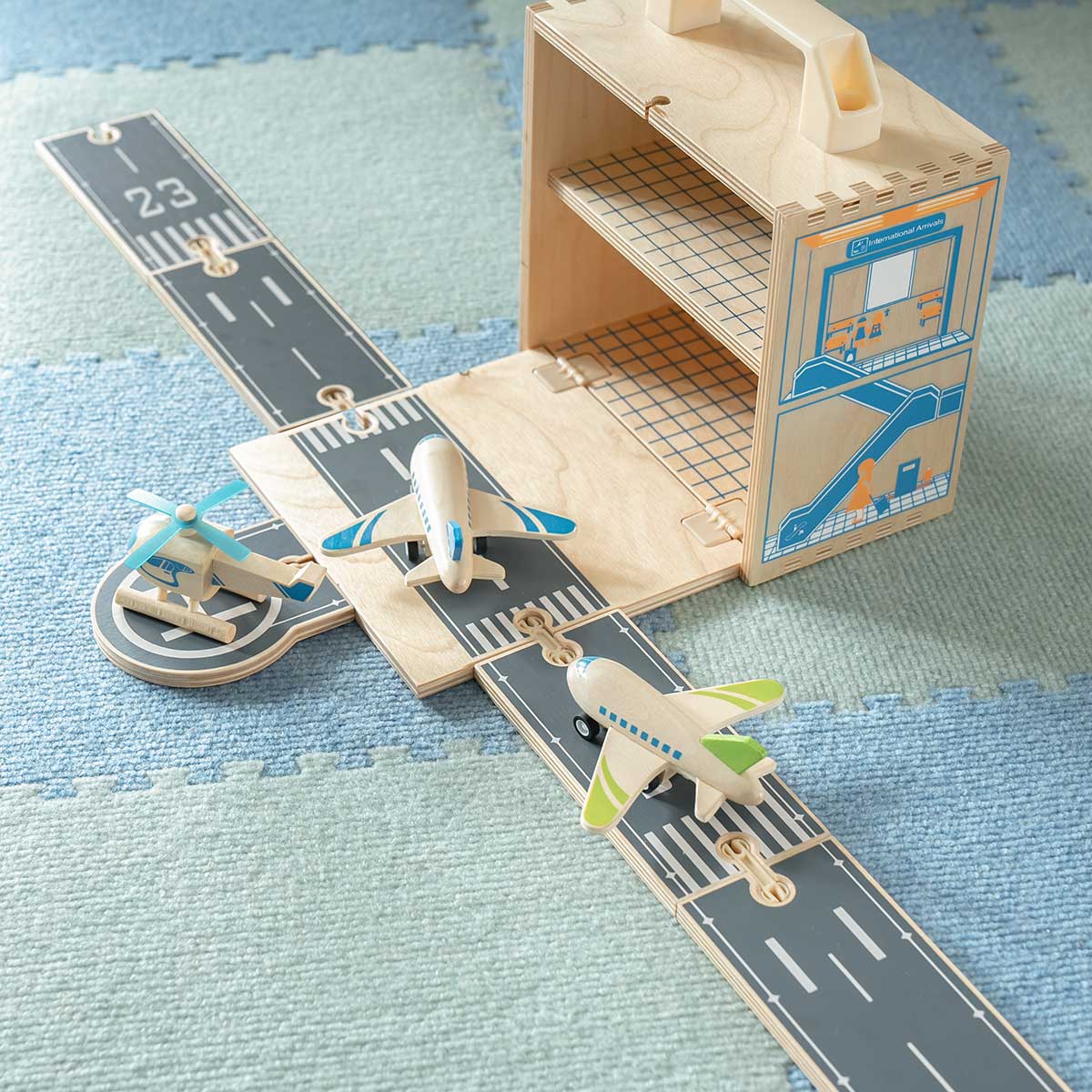 おもちゃ ウッドボックス 飛行機 木製 （ 木製おもちゃ 木のおもちゃ