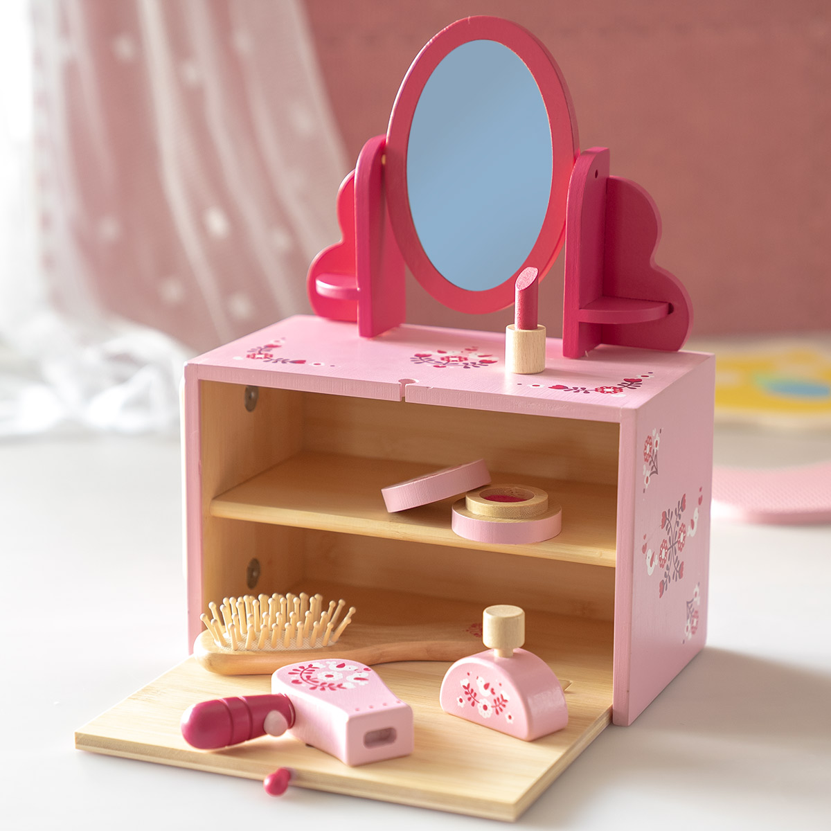 おもちゃ おままごとセット ドレッサーセット 木製 （ 木製おもちゃ 木