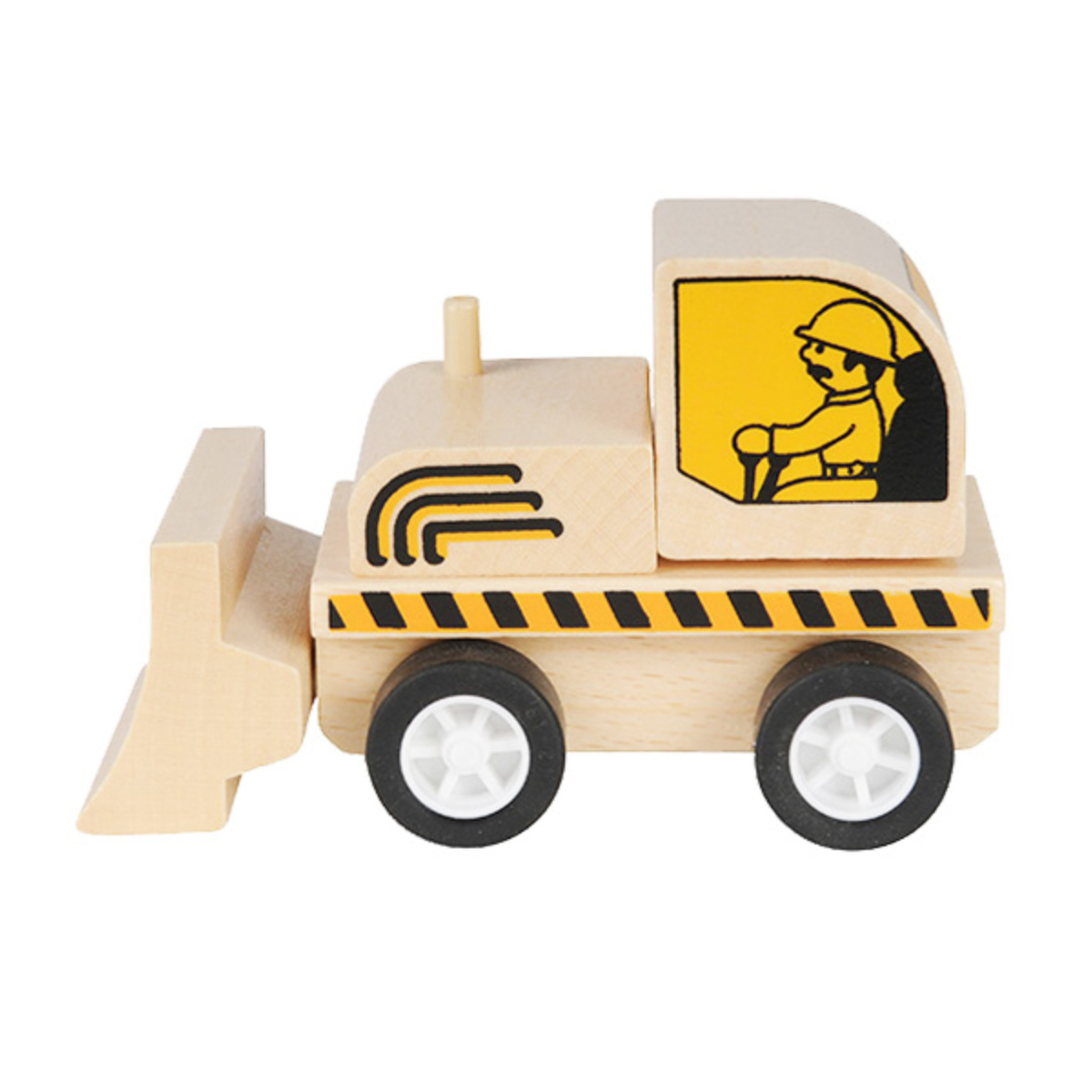 おもちゃ はたらくくるま工事現場 ブルドーザー 木製 （ 木製おもちゃ