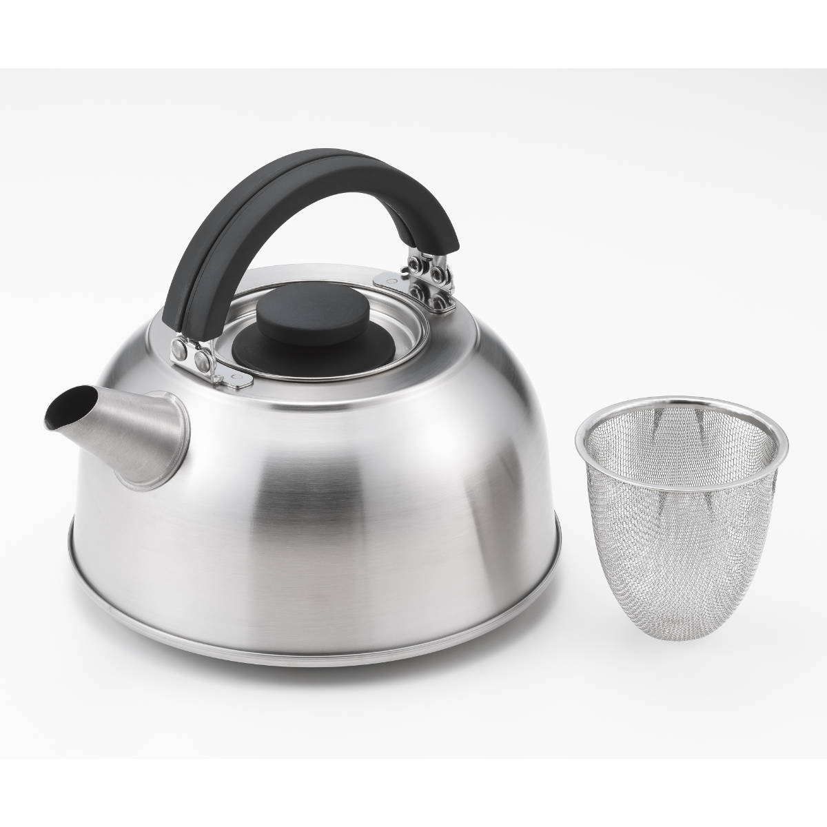 ヨシカワ やかん 2.8L FLAT ステンレス製 ストレーナー付き 日本製