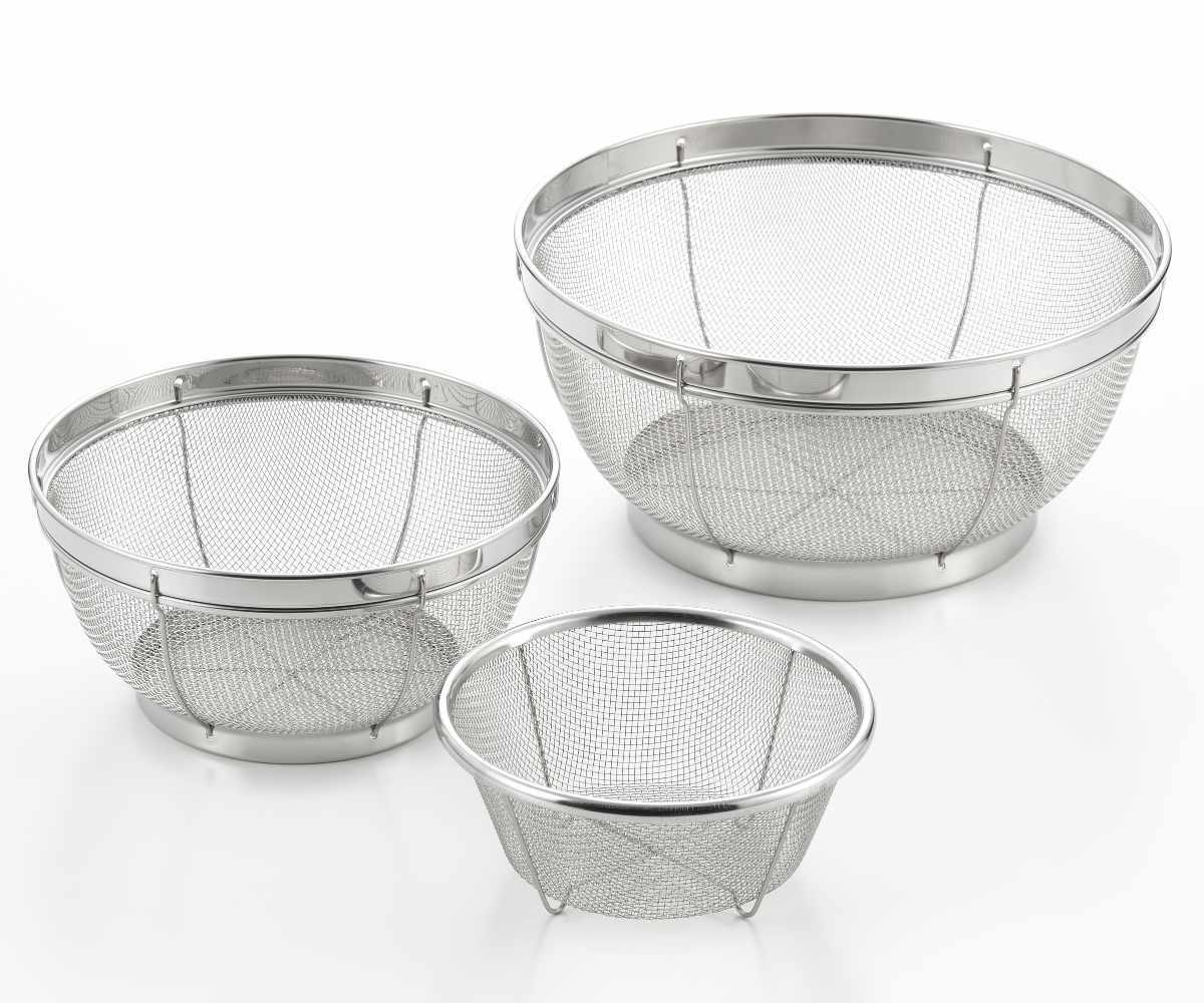 ヨシカワ ざる 3点セット ステンレス ミズリードII 15cm 19cm 25cm