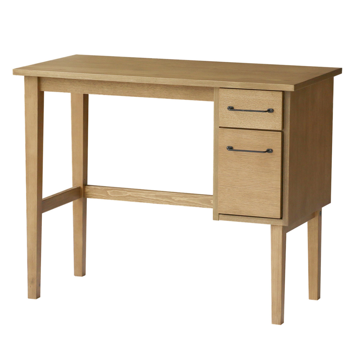 デスク 幅90cm Rasic 木製 （ コンパクトデスク スリム 机 学習机