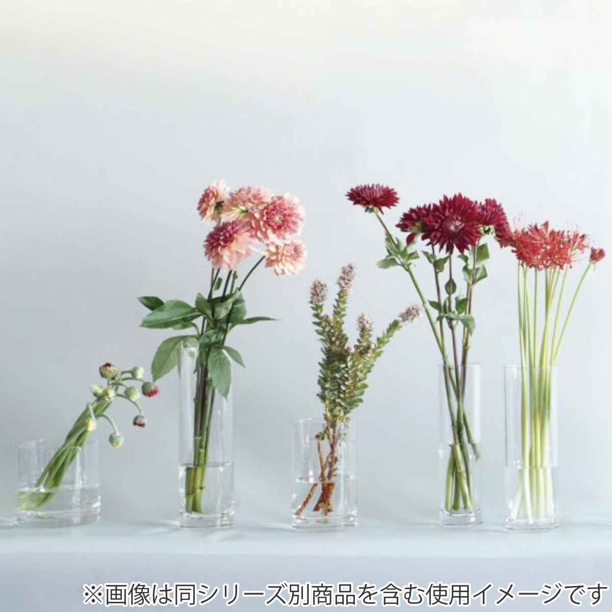 花瓶 割れないガラス PVシリンダー 直径25×高さ80cm （ 花びん 花器