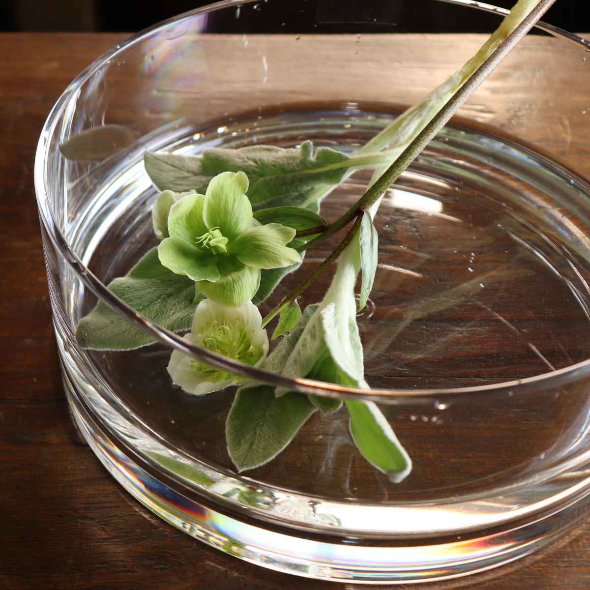 花瓶 割れないガラス PVシリンダー 直径30×高さ12cm （ 花びん 花器 フラワーベース 透明 割れない 丸 鉢 ）