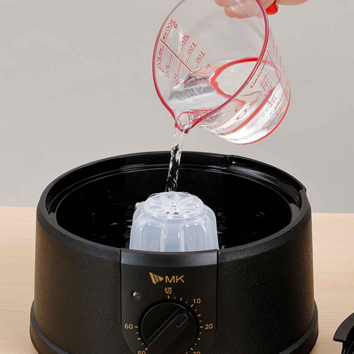 エムケー精工 電気せいろ TEGARU=SEIRO 18cm （ 蒸し器 蒸籠 セイロ