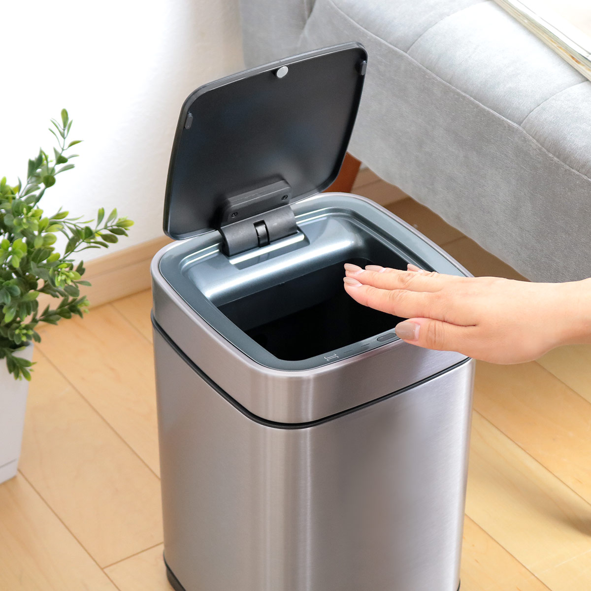EKO（イーケーオー） ゴミ箱 12L エコスマートX センサービン