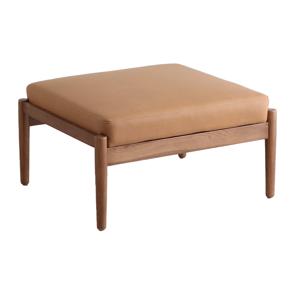 東馬（Tohma） オットマン 幅70cm アモール レザー調 木製 （ チェア