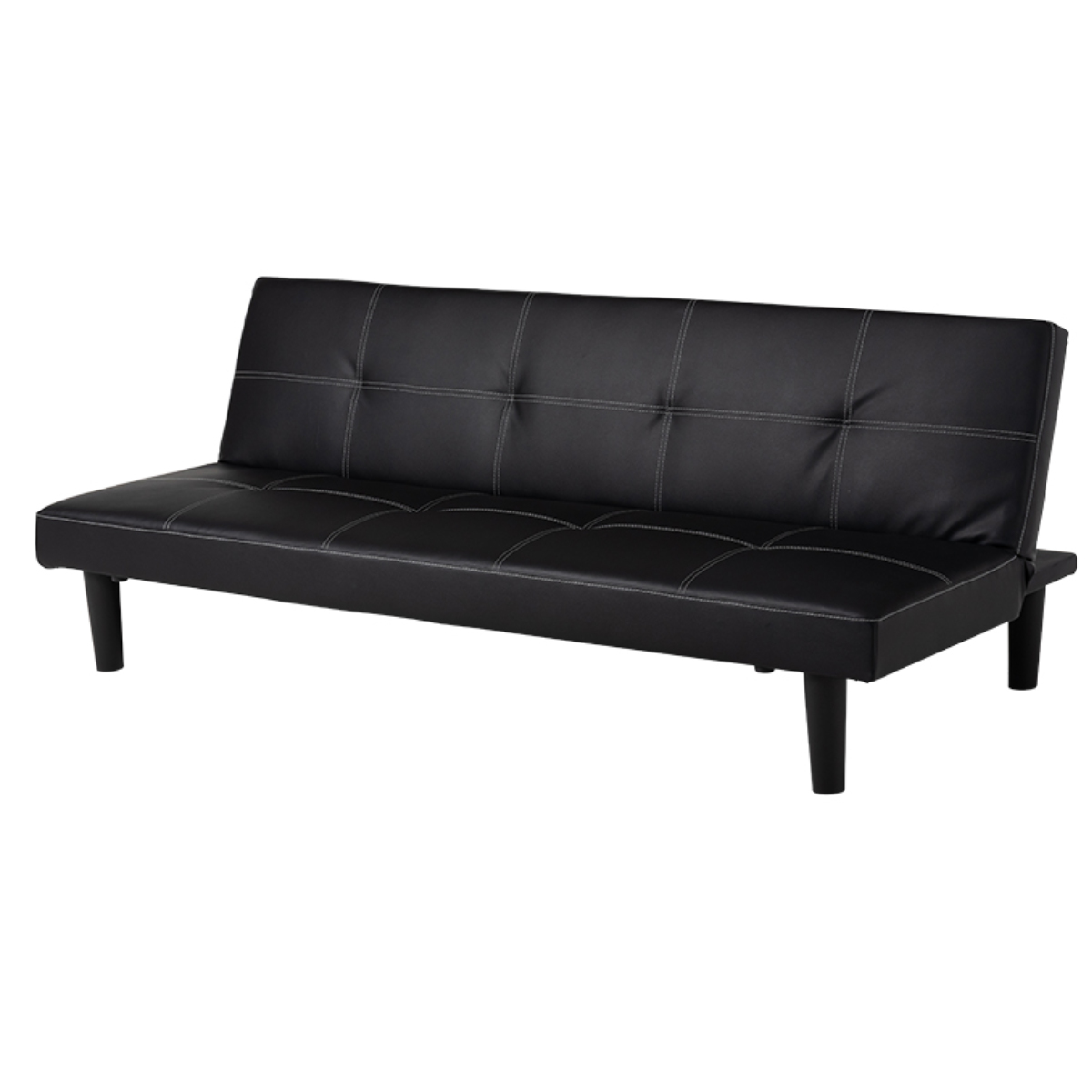 HAGiHARA（萩原） ソファーベッド 幅178cm 3人掛け レザー調 （ 開梱