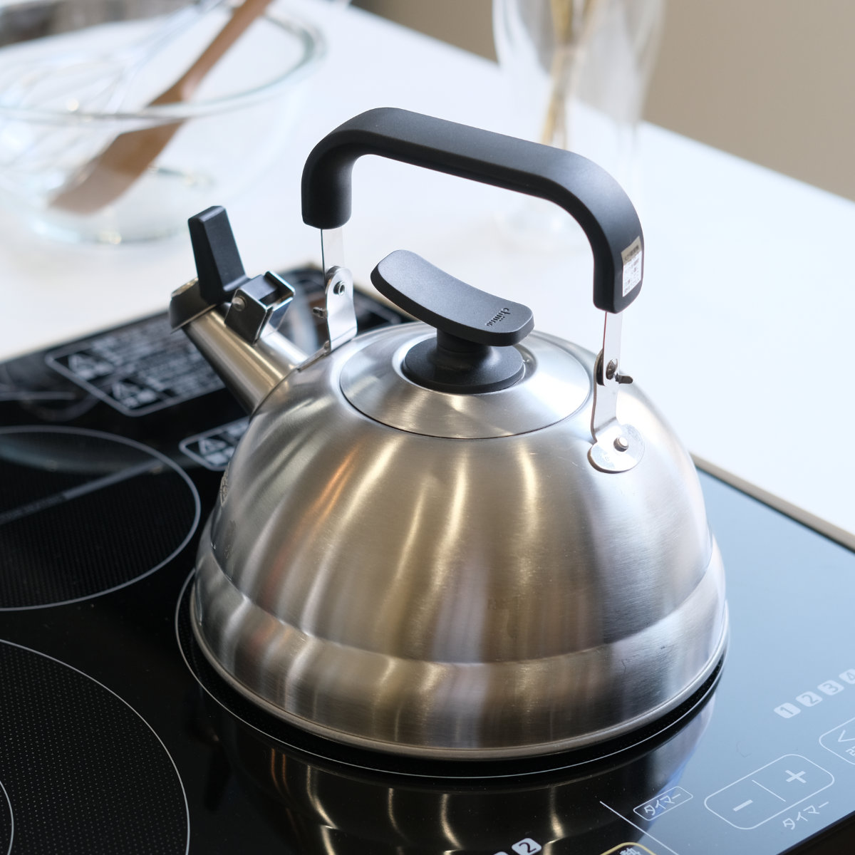 パール金属 笛吹きケトル 1.9L 早沸き チーノ ステンレス製 （ IH対応