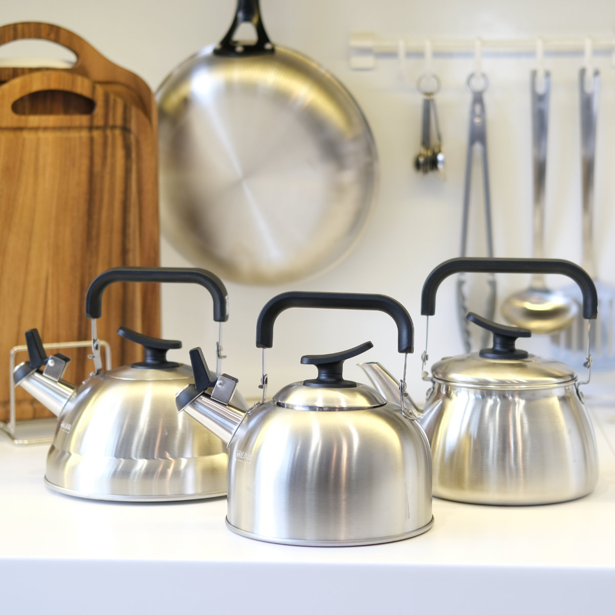 パール金属 広口ケトル 1.6L チーノ ステンレス製 （ IH対応 ガス火