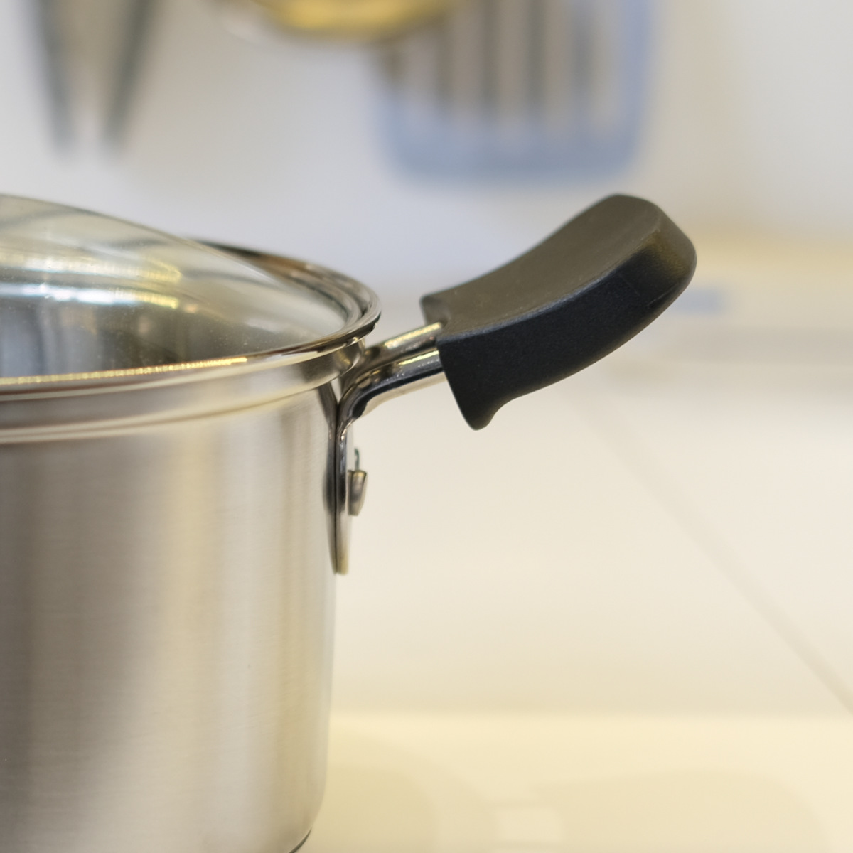 パール金属 両手鍋 18cm IH対応 チーノ ステンレス製 3層底 ガラス蓋