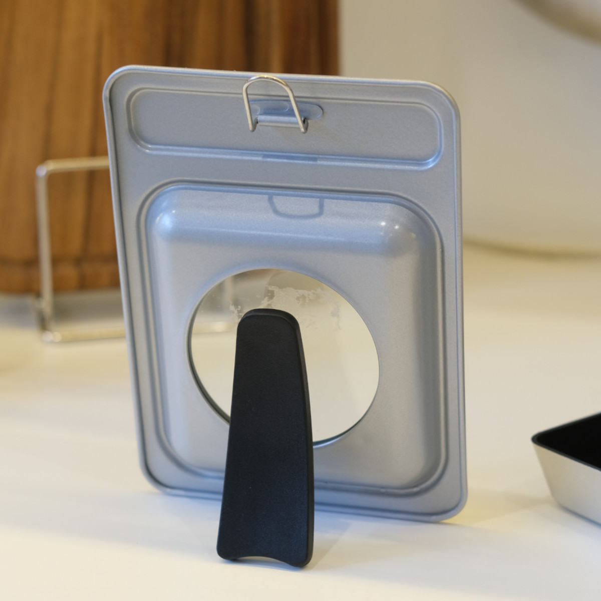 パール金属 卵焼き器 蓋 13×18cm チーノ ガラス窓付き スタンド式