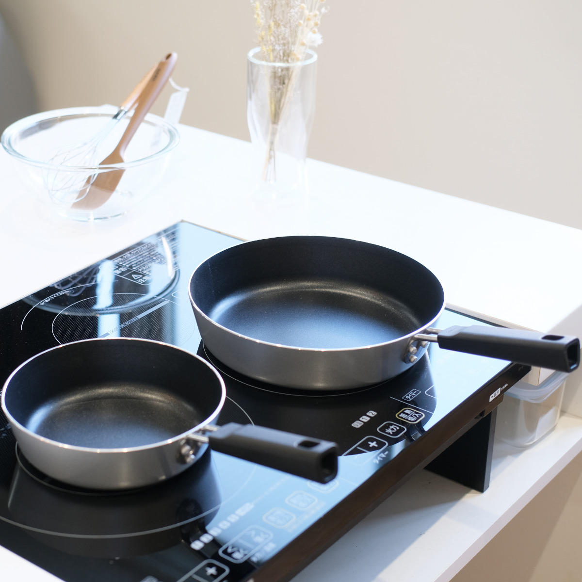 パール金属 フライパン 18cm IH対応 チーノ フッ素加工 （ ガス火 IH