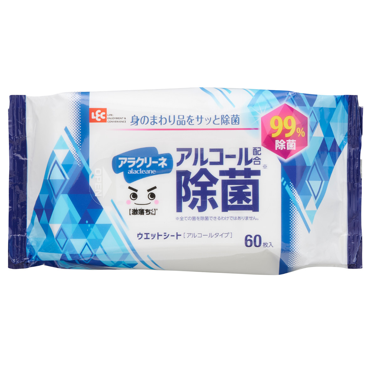 激落ちくん ウェットシート アルコール 除菌シート 60枚入 48個セット 激落ちくん ウェットシート アルコール 除菌シート 60枚入 48個セット